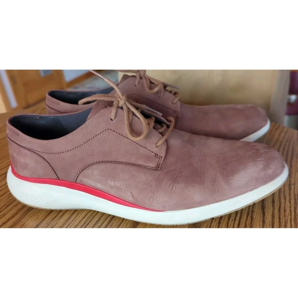 Cole Haan Grand GD Troy Plain OX Shoes C33762 Career Business Casual Brown 10.5M